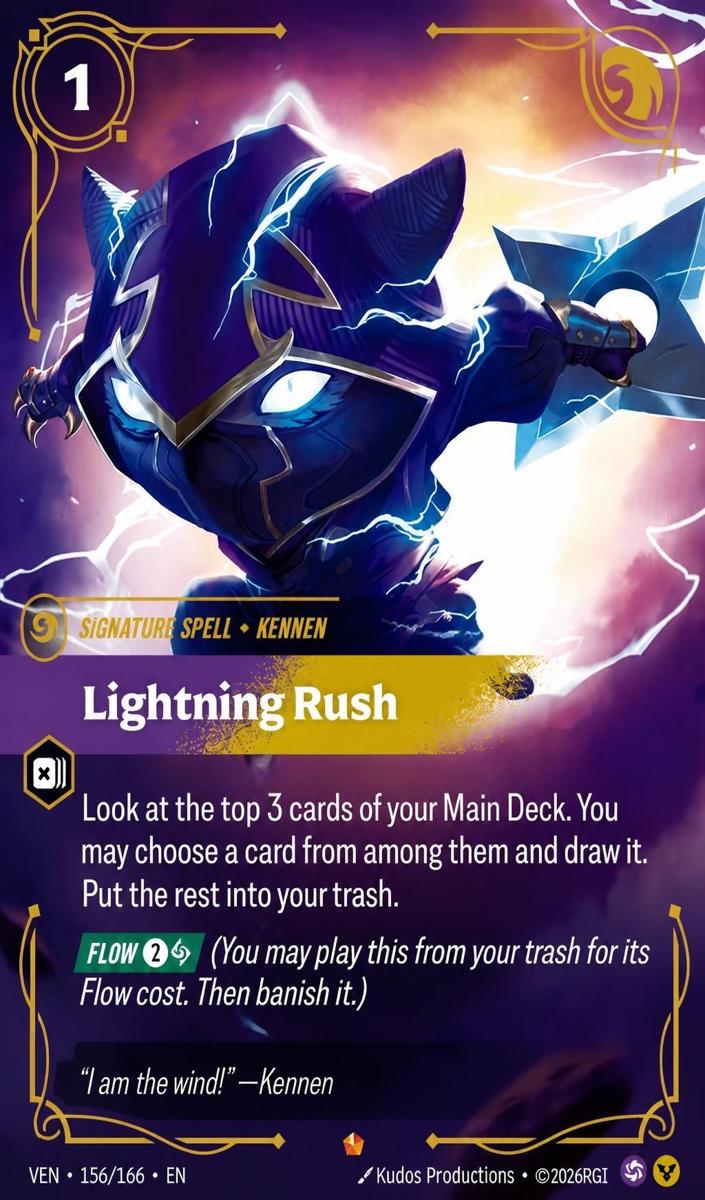 2026 Lightning Rush #156