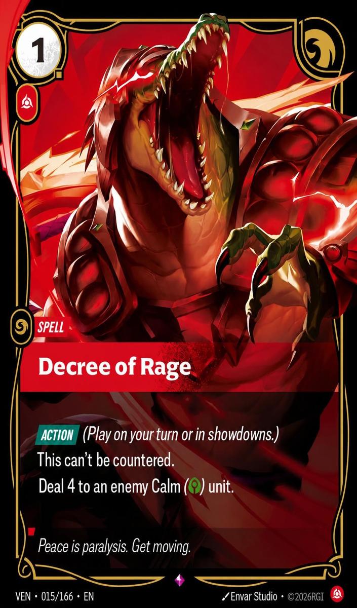 2026 Decree of Rage #15