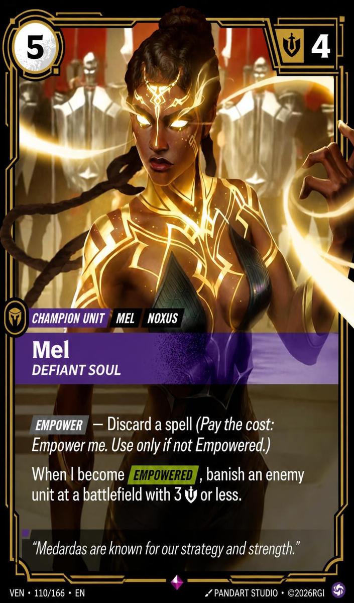 2026 Mel, Defiant Soul #110