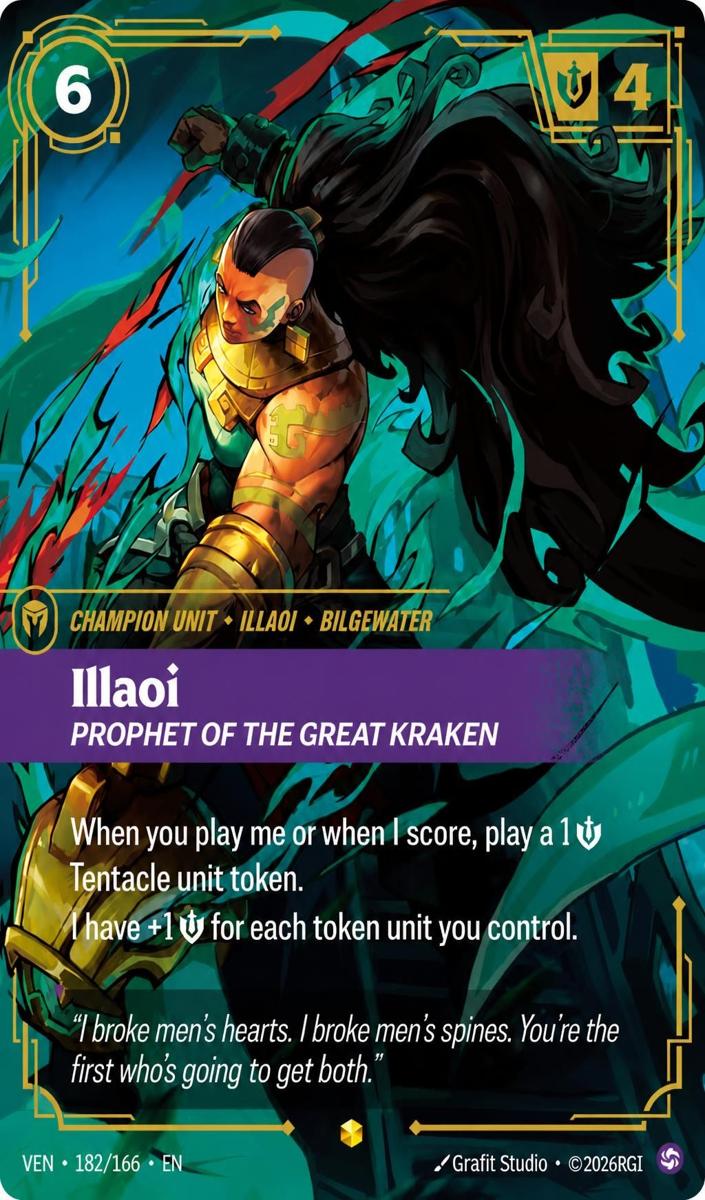 2026 Illaoi, Prophet of the Great Kraken #182