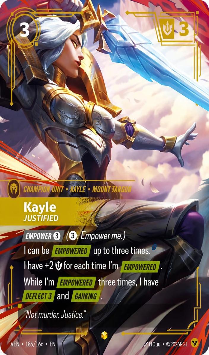 2026 Kayle, Justified #185