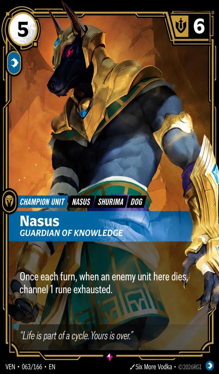 2026 Nasus, Guardian of Knowledge #63