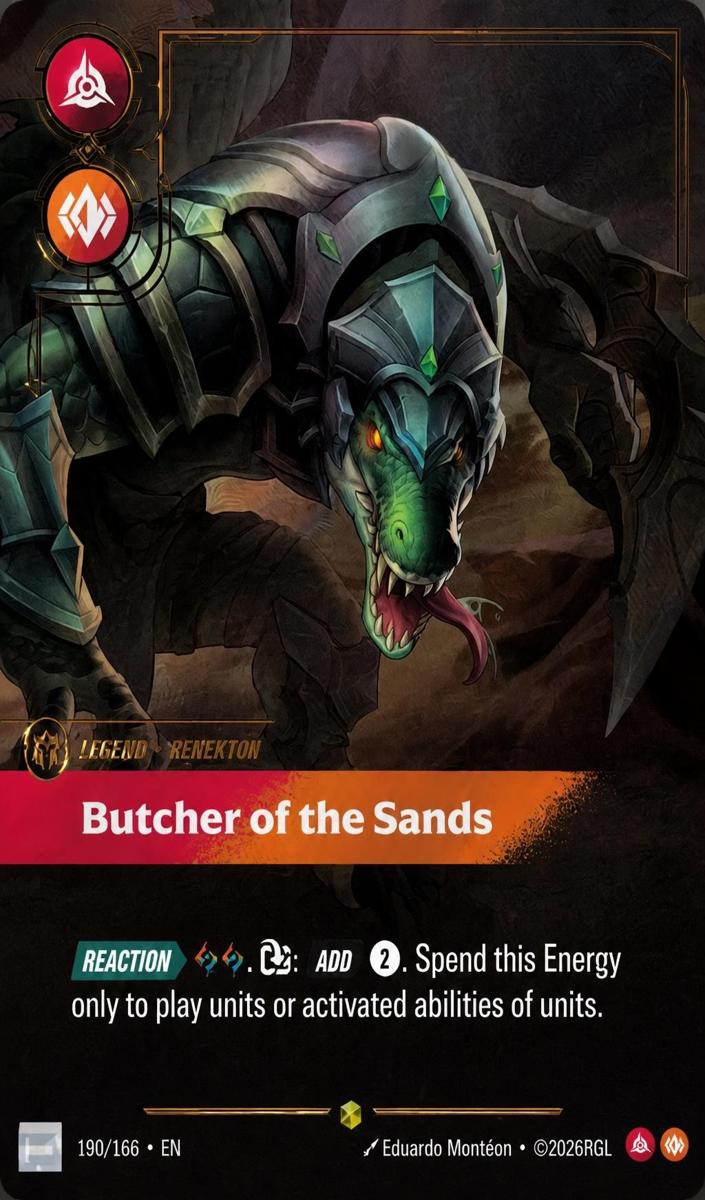 2026 Renekton - Butcher of the Sands #190