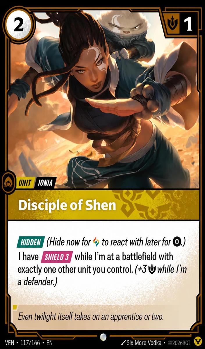 2026 Disciple of Shen #117
