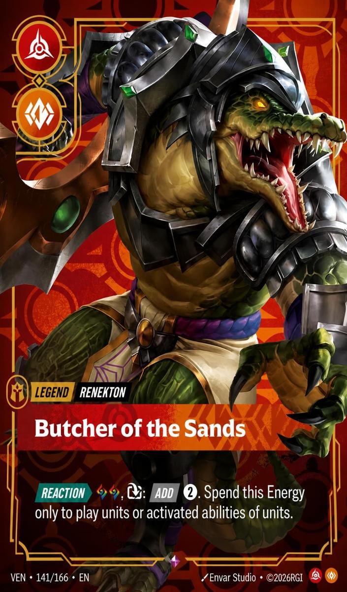 2026 Renekton - Butcher of the Sands #141