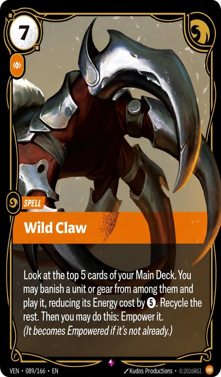 2026 Wild Claw #89