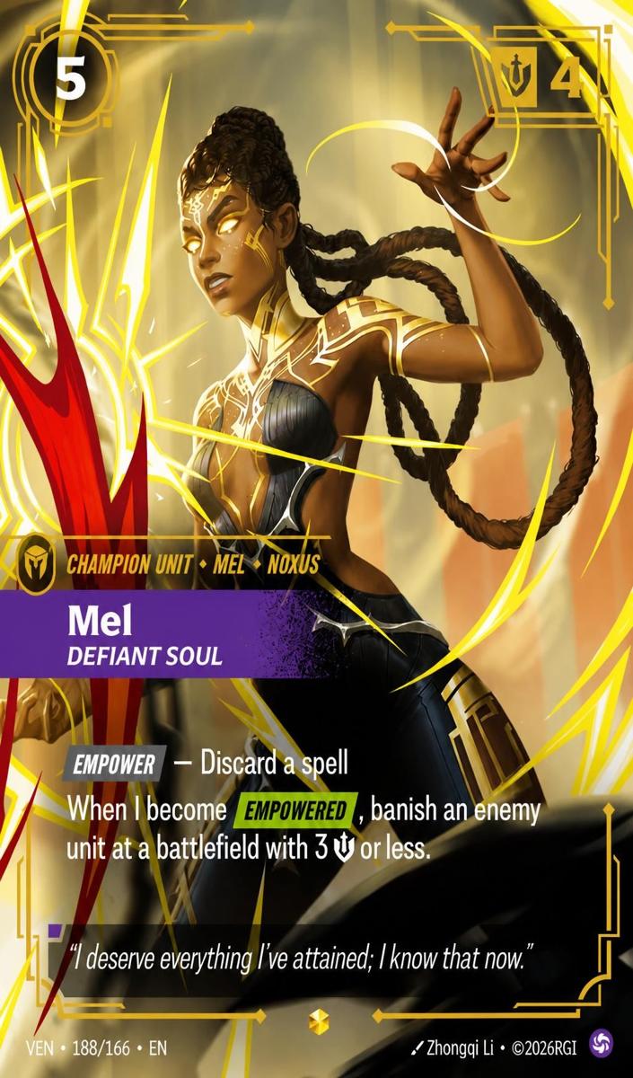 2026 Mel, Defiant Soul #188