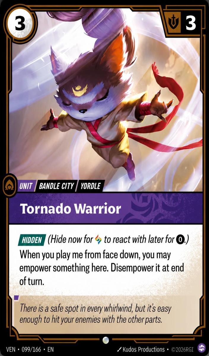 2026 Tornado Warrior #99