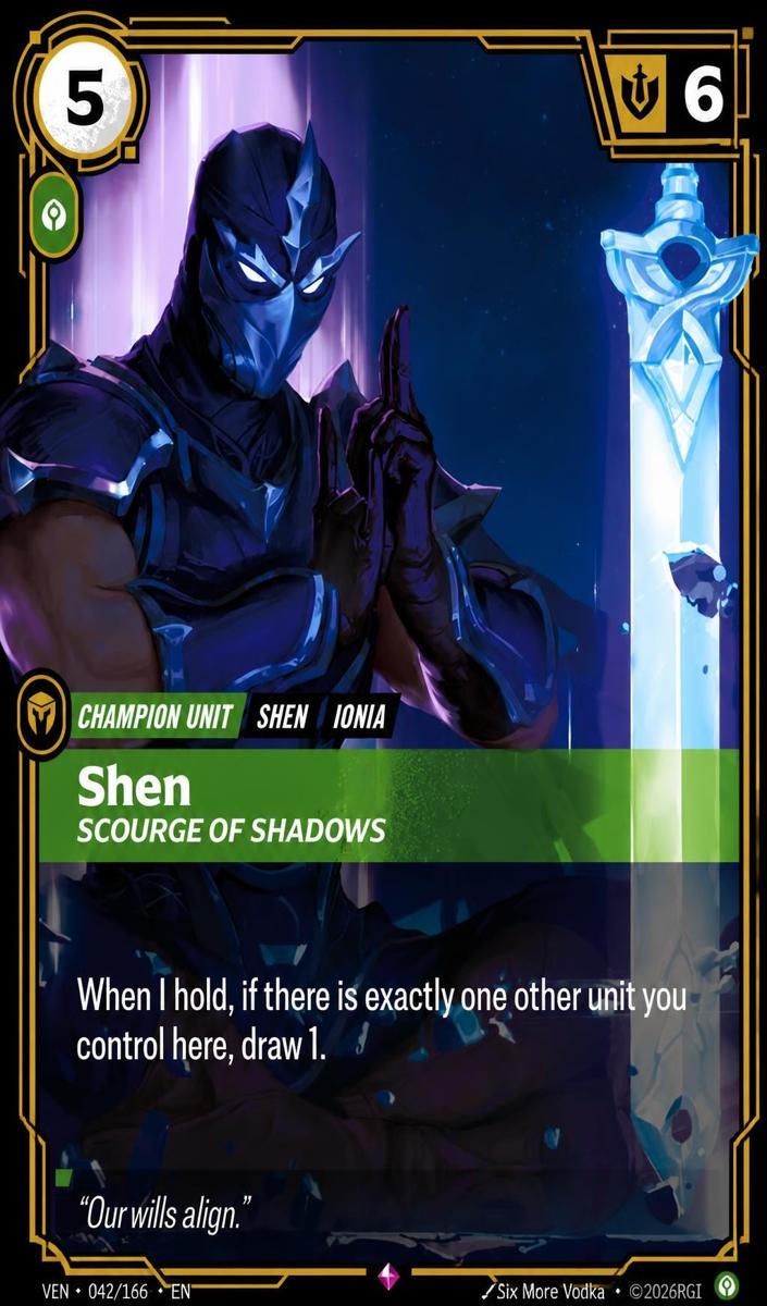 2026 Shen, Scourge of Shadows #42