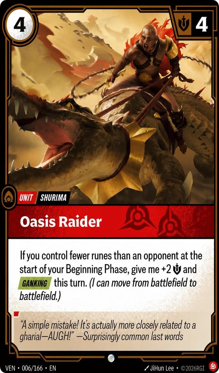 2026 Oasis Raider #6