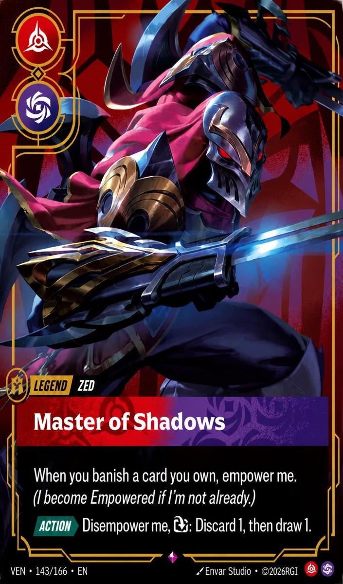 2026 Zed - Master of Shadows #143