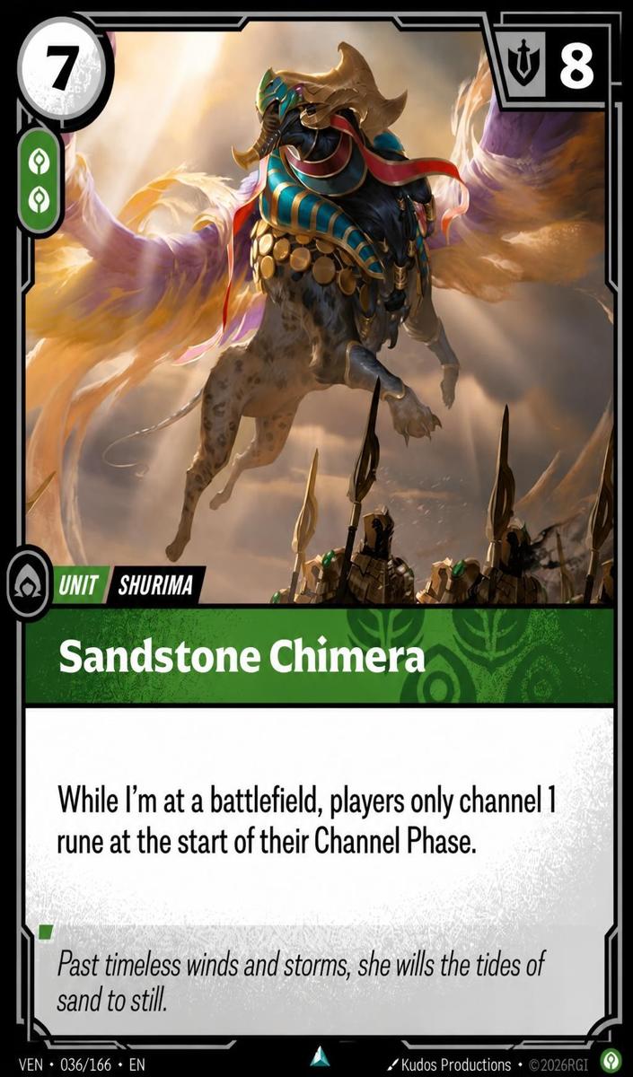 2026 Sandstone Chimera #36