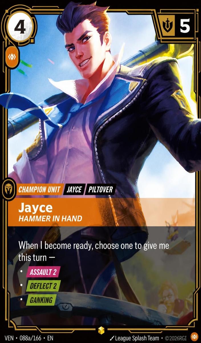 2026 Jayce, Hammer in Hand [Alternate Art] #88a