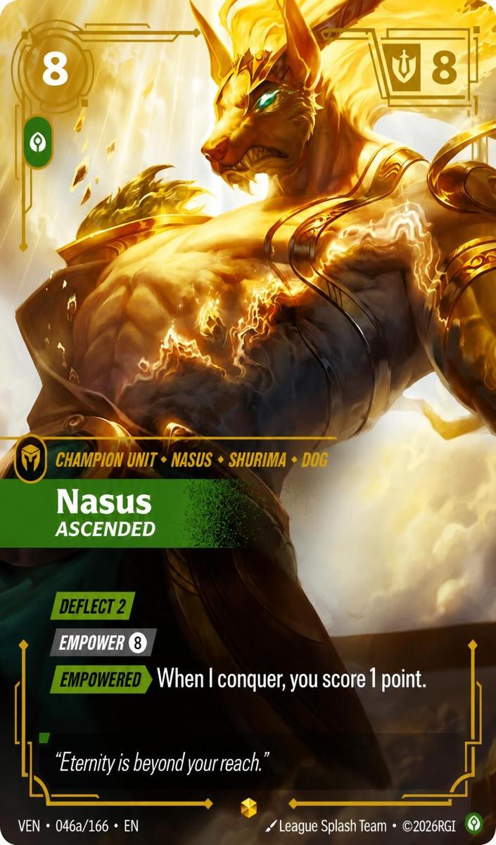 2026 Nasus, Ascended [Alternate Art] #46a