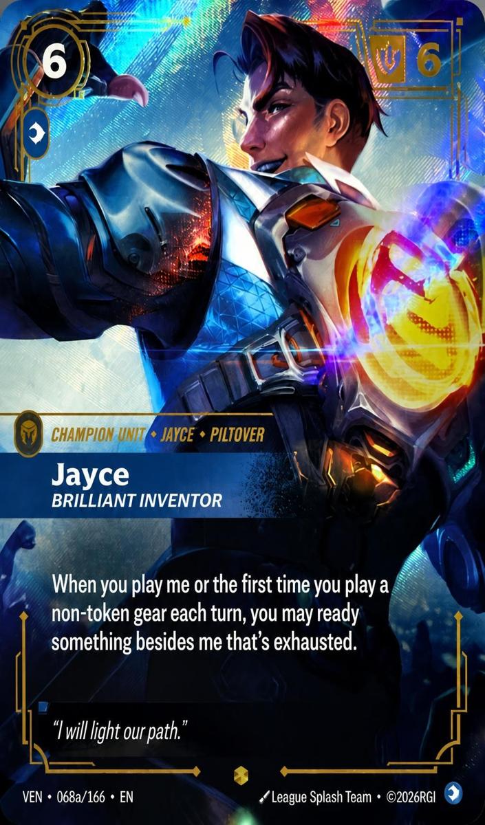 2026 Jayce, Brilliant Inventor [Alternate Art] #68a