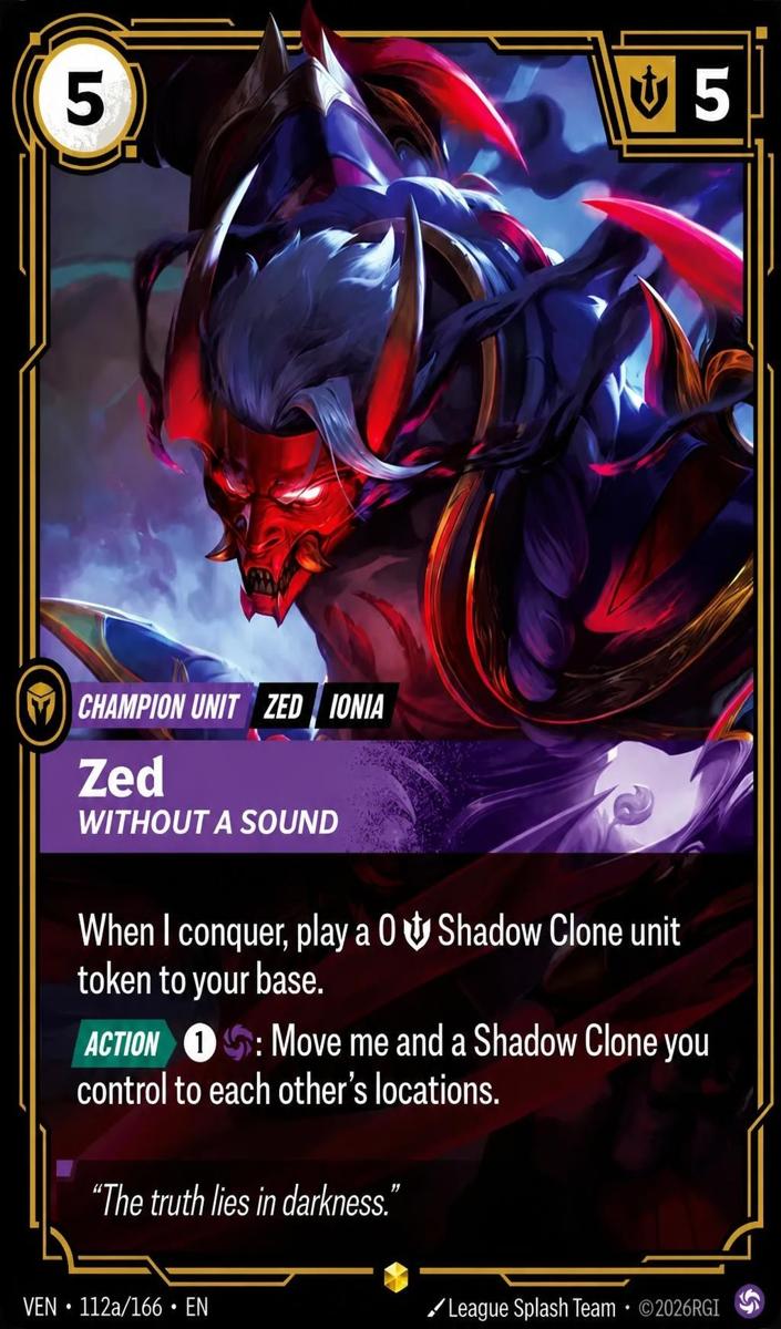 2026 Zed, Without a Sound [Alternate Art] #112a