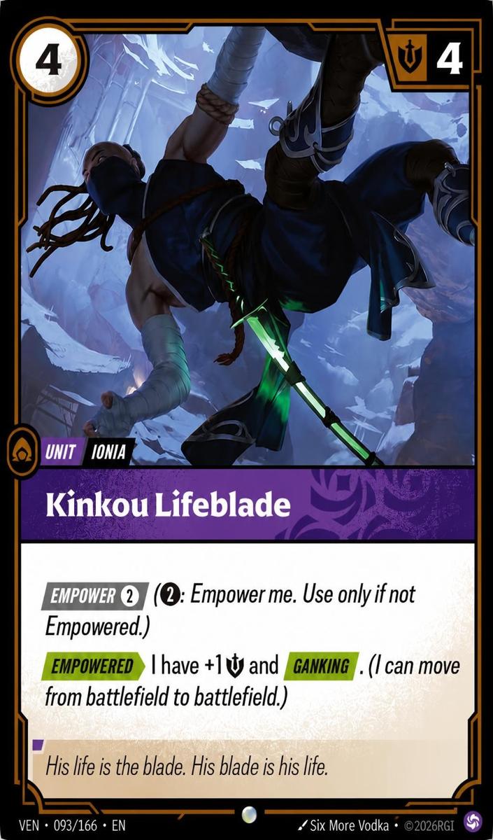 2026 Kinkou Lifeblade #93