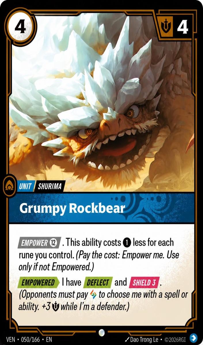 2026 Grumpy Rockbear #50