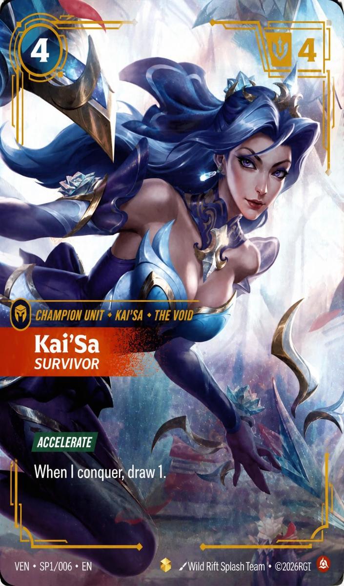 2026 Kai'Sa, Survivor [Foil] #SP1