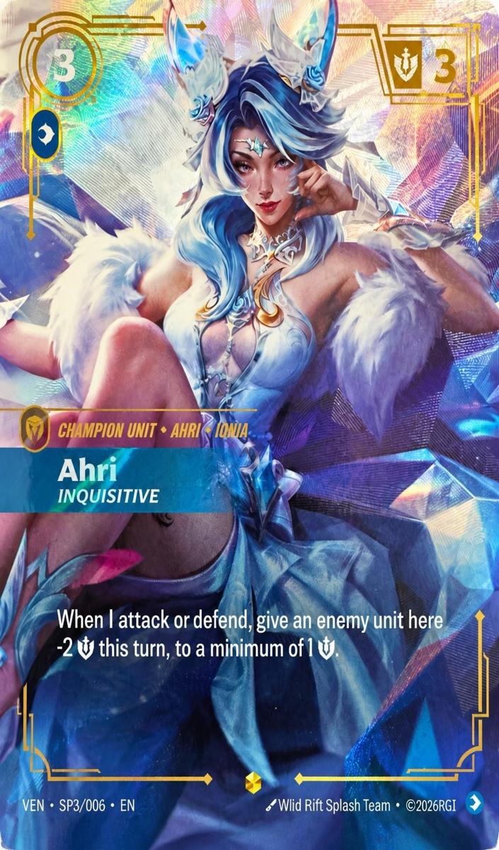 2026 Ahri, Inquisitive [Foil] #SP3