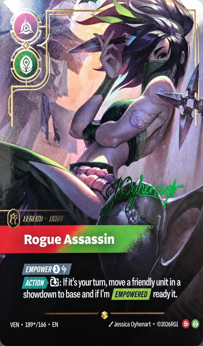2026 Akali - Rogue Assassin [Signature] #189