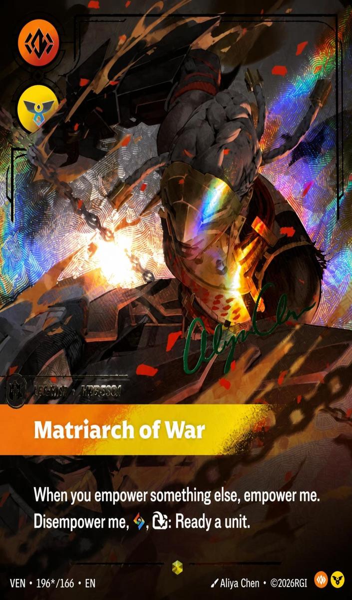 2026 Ambessa - Matriarch of War [Signature] #196