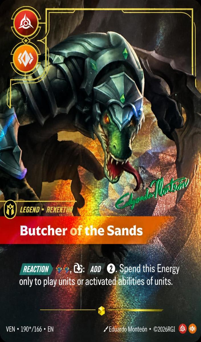 2026 Renekton - Butcher Of The Sands [Signature] #190