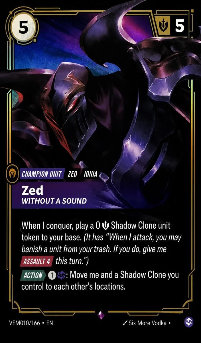 2026 Zed, Without a Sound [Foil] #112