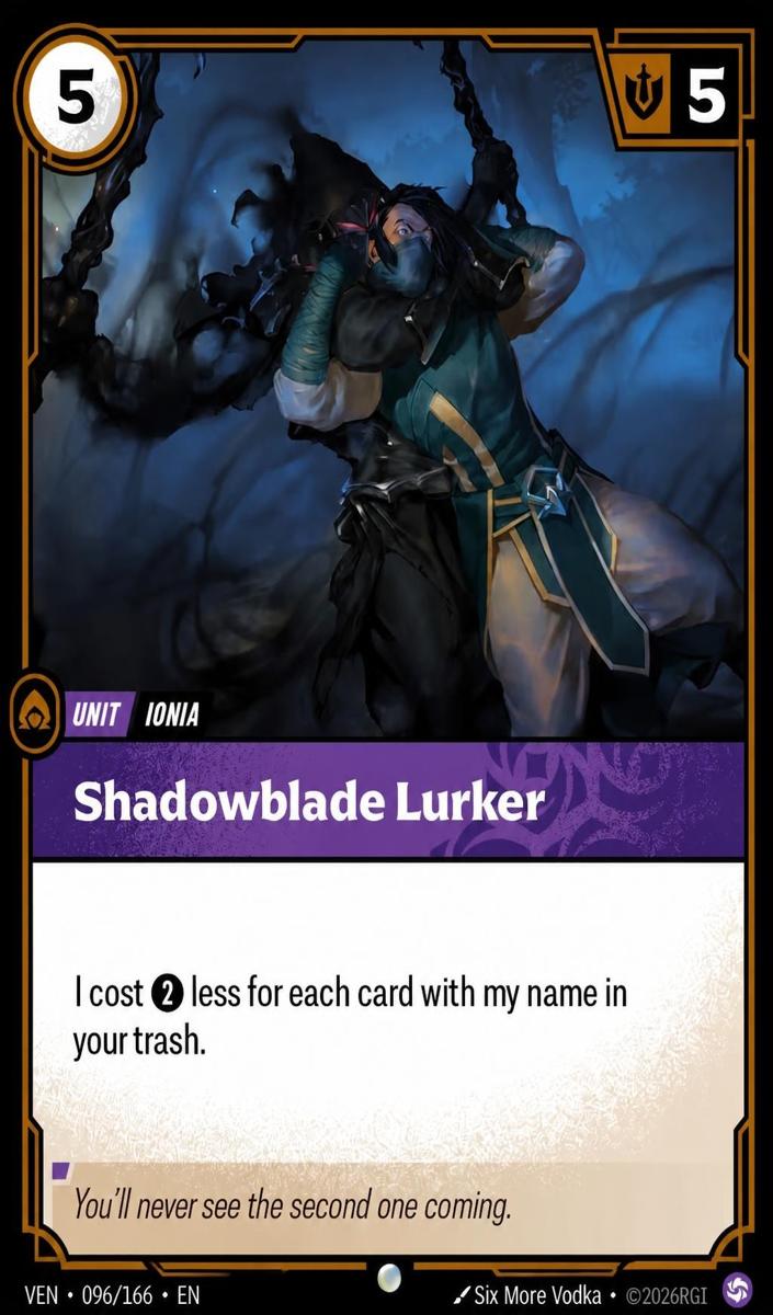 2026 Shadowblade Lurker #96