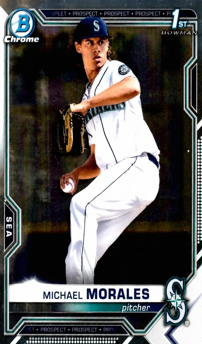 2021 Bowman Draft Chrome Michael Morales #BDC-160 card