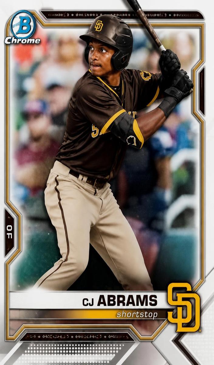 2021 Bowman Draft Chrome CJ Abrams #BDC-76 card