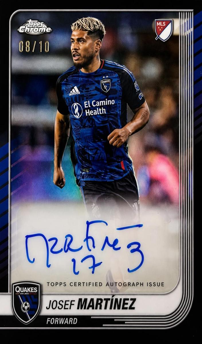 2025 Josef Martinez [Black Wave Refractor] #CA-MT