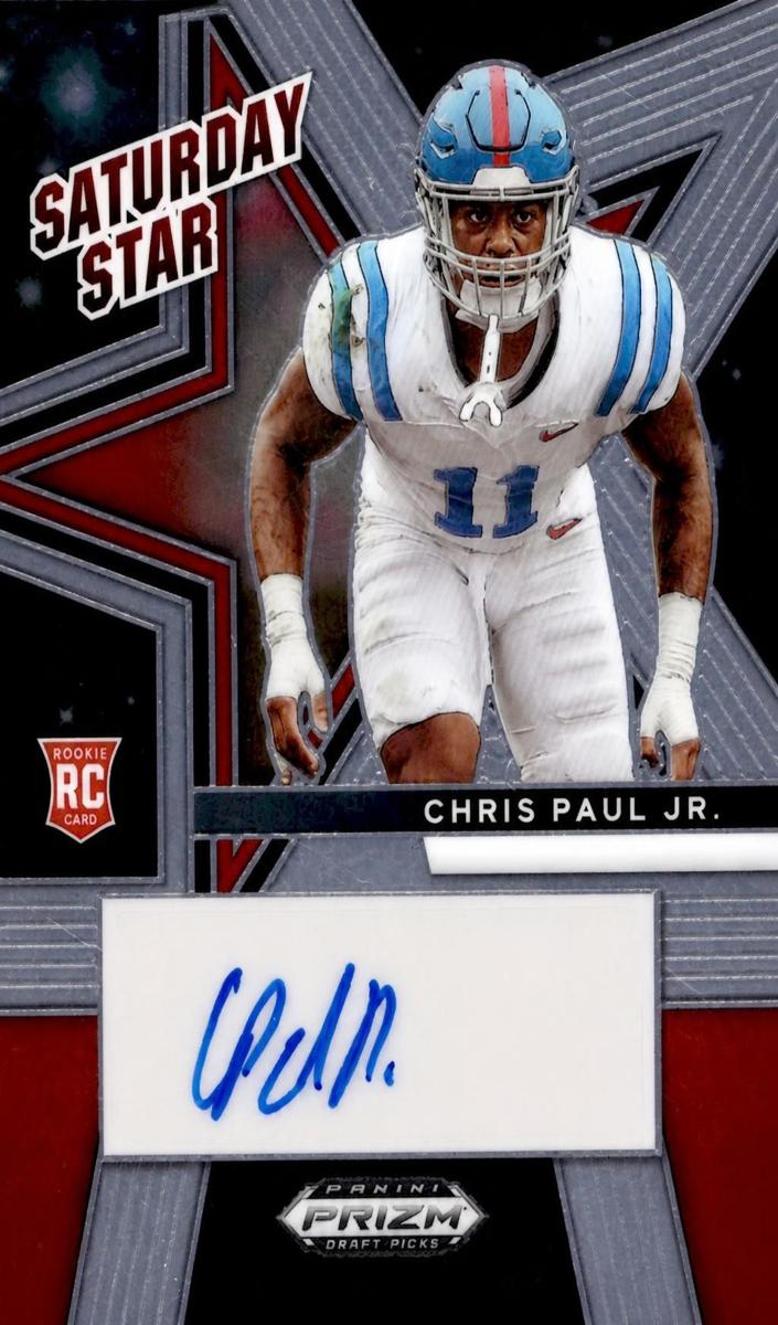 2025 Panini Prizm Draft Picks Saturday Star Signature Chris Paul Jr. #SSS-CPJ card