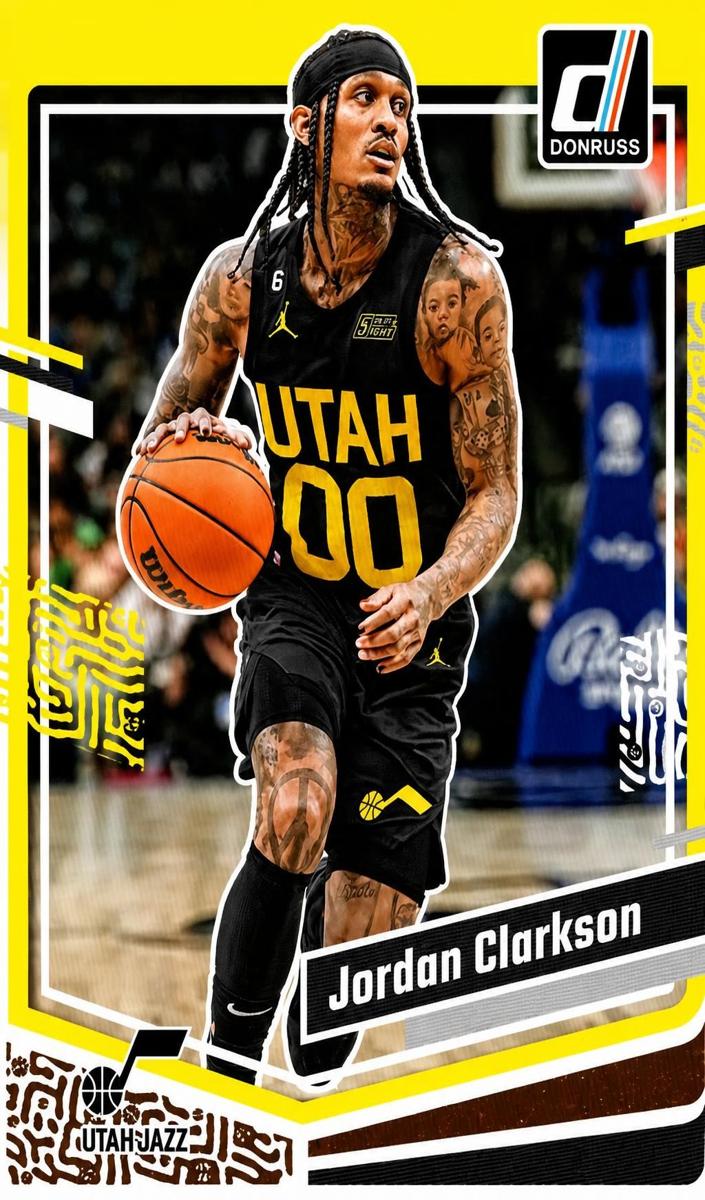 2023 Panini Donruss Jordan Clarkson #113 card