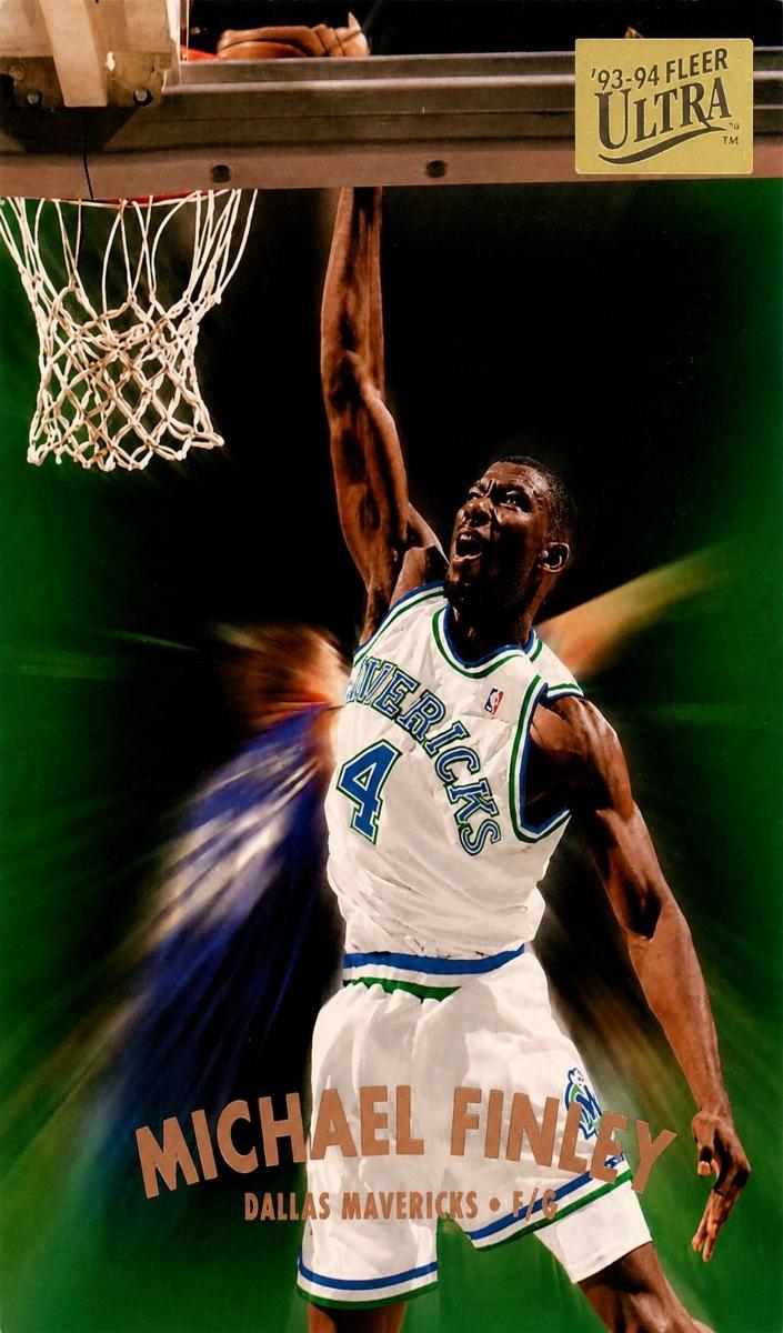 1997 Skybox Premium Michael Finley #201 card