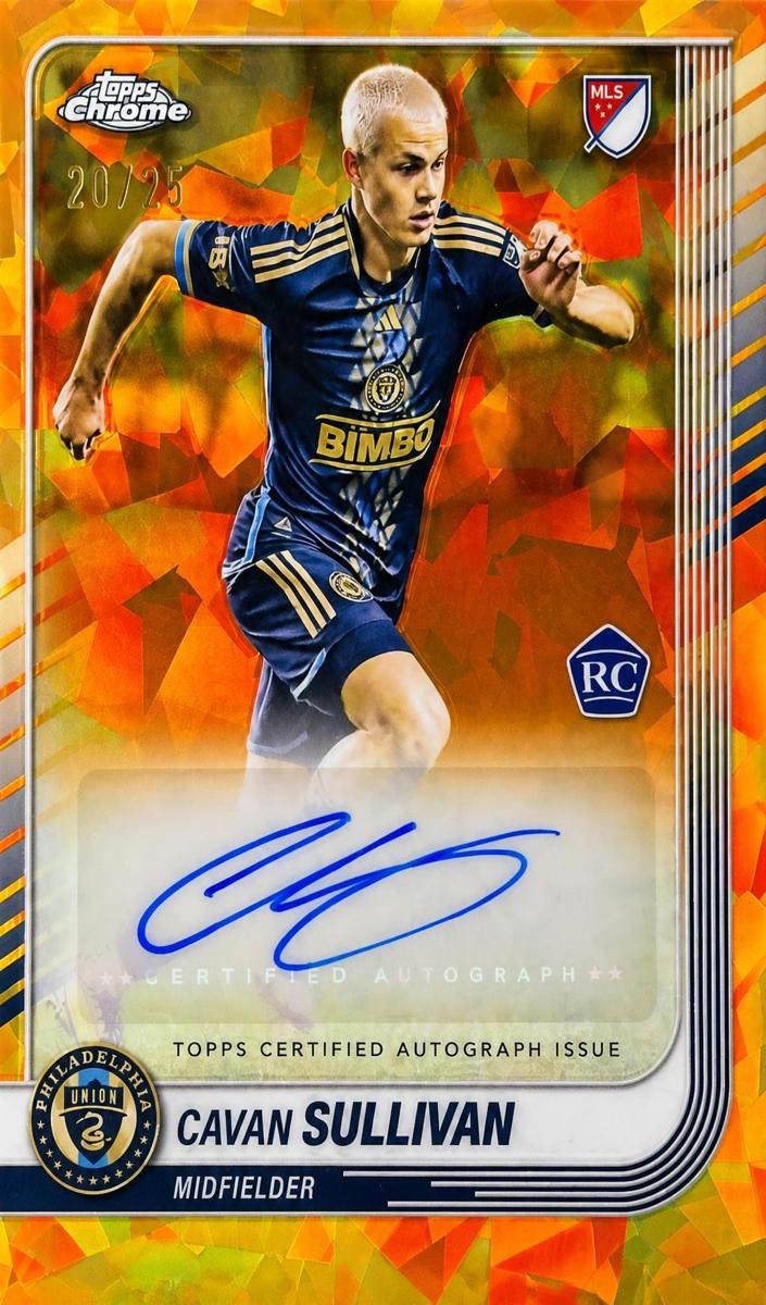 2025 Topps Chrome Sapphire MLS Cavan Sullivan [Red] #CA-CS card