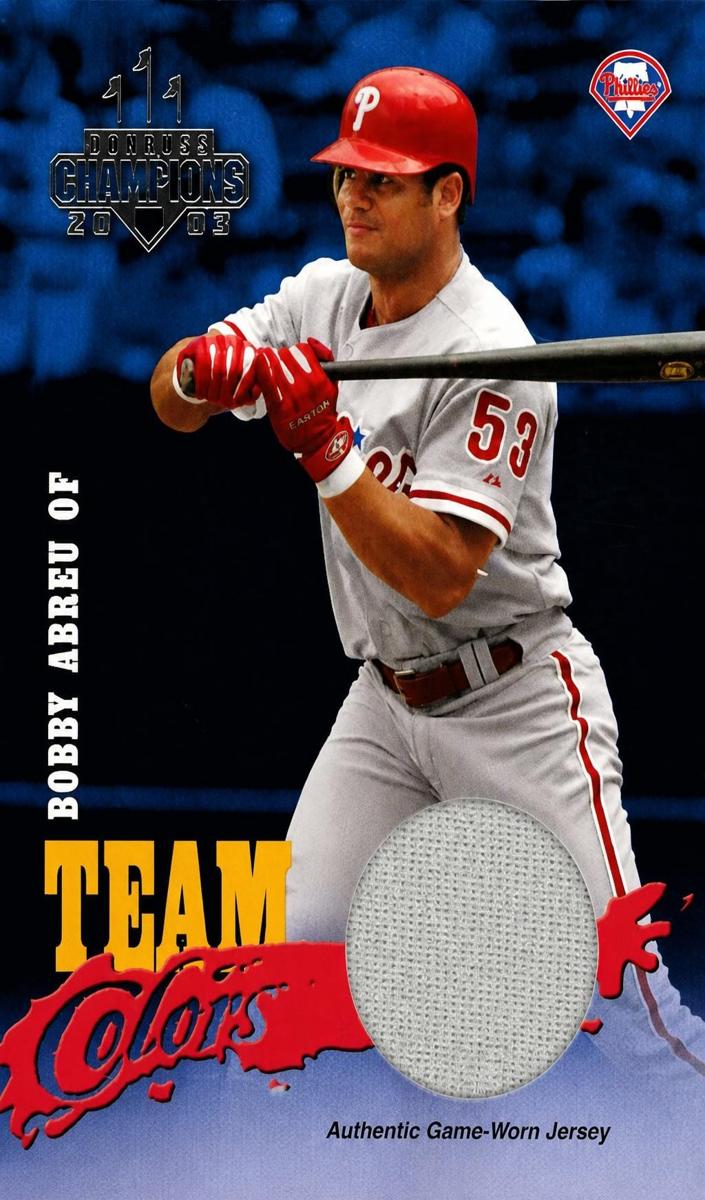 2003 Donruss Champions Bobby Abreu #TC-13 card