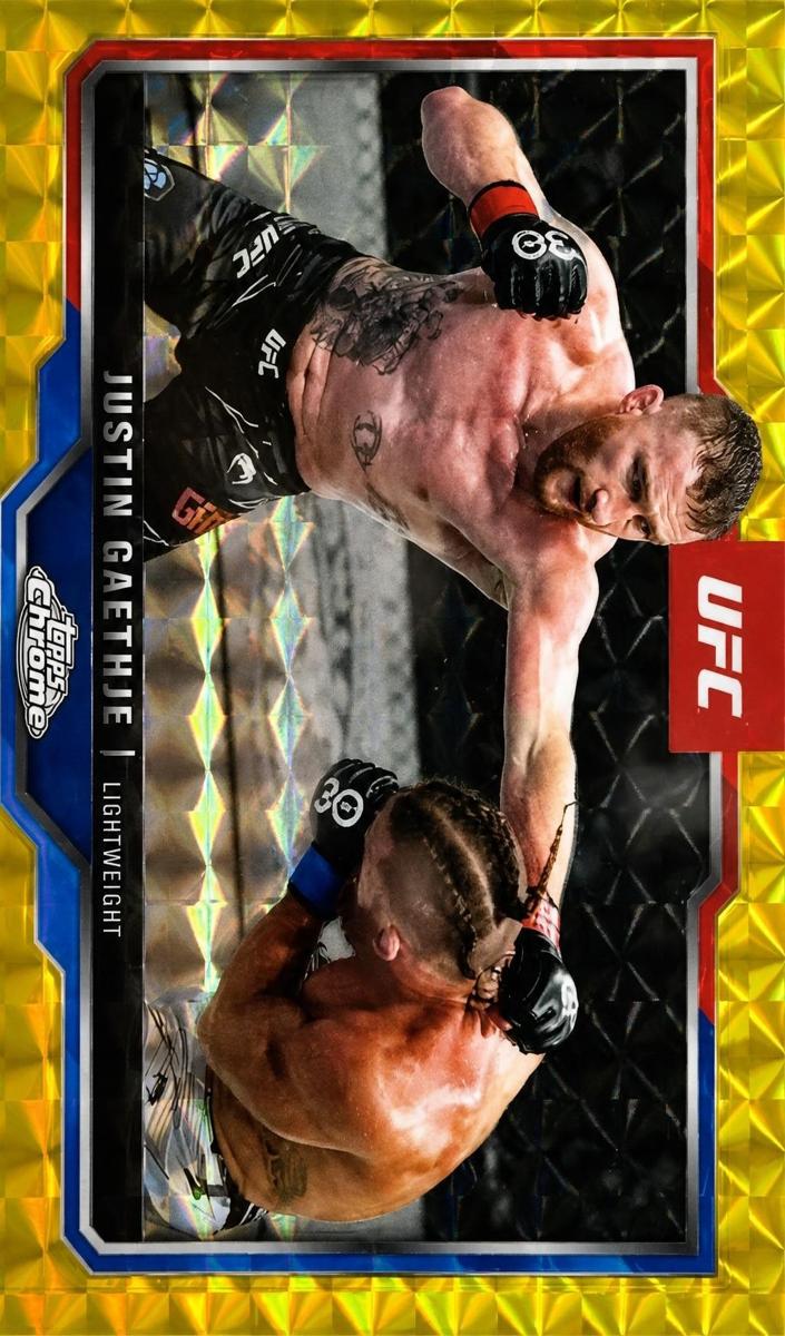 2025 Justin Gaethje [Gold Geometric Refractor] #138