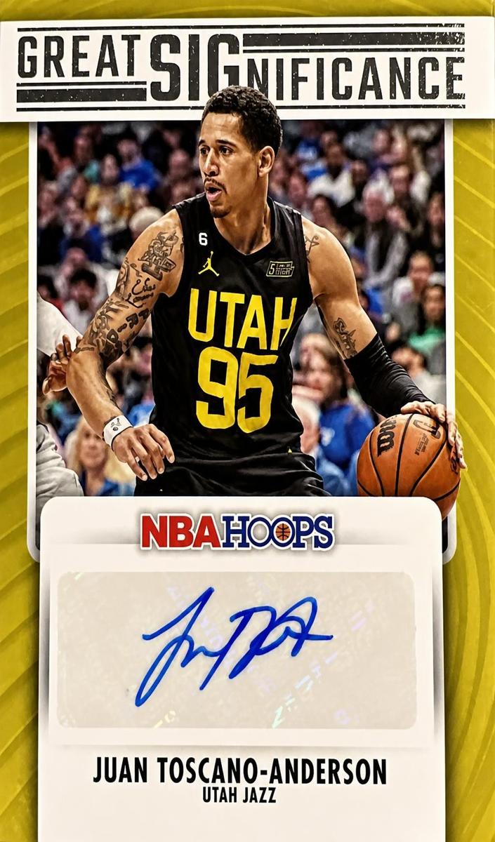 2023 Panini Hoops Juan Toscano-Anderson #GS-JTA card