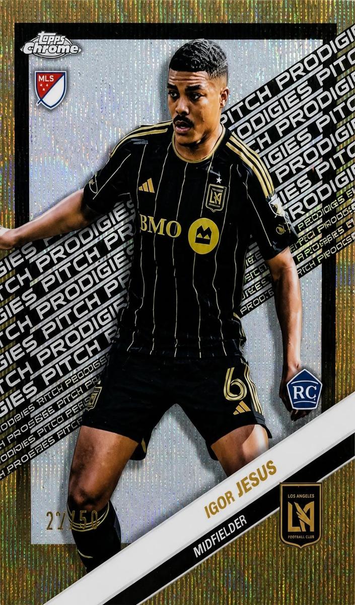 2025 Igor Jesus [Gold Wave Refractor] #183