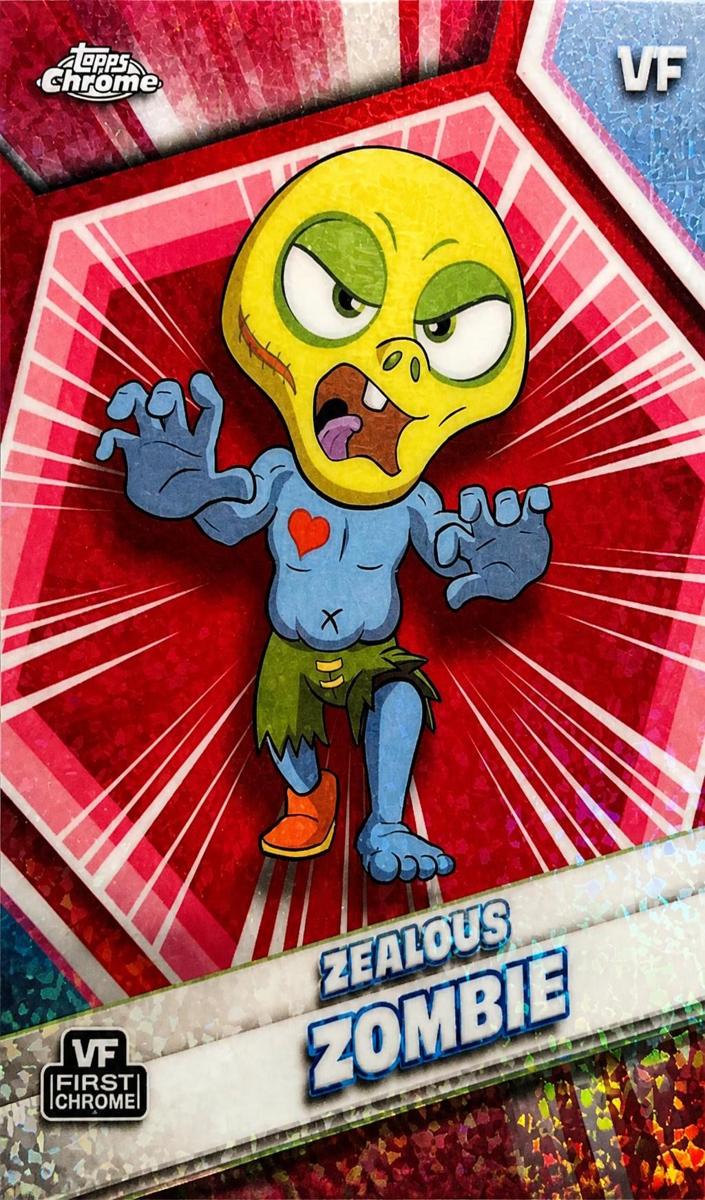 2026 Zealous Zombie [Red Mini-Diamond Refractor] #198