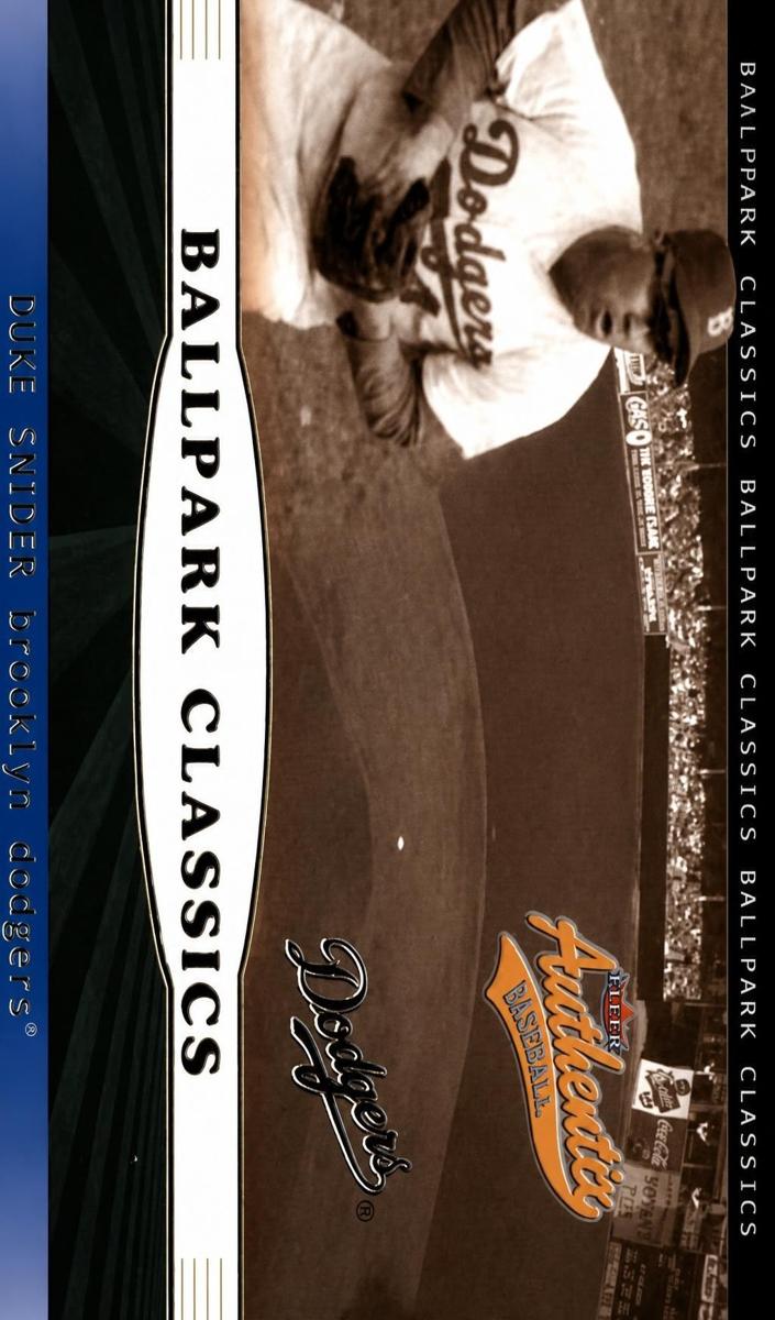 2002 Duke Snider #3 BC