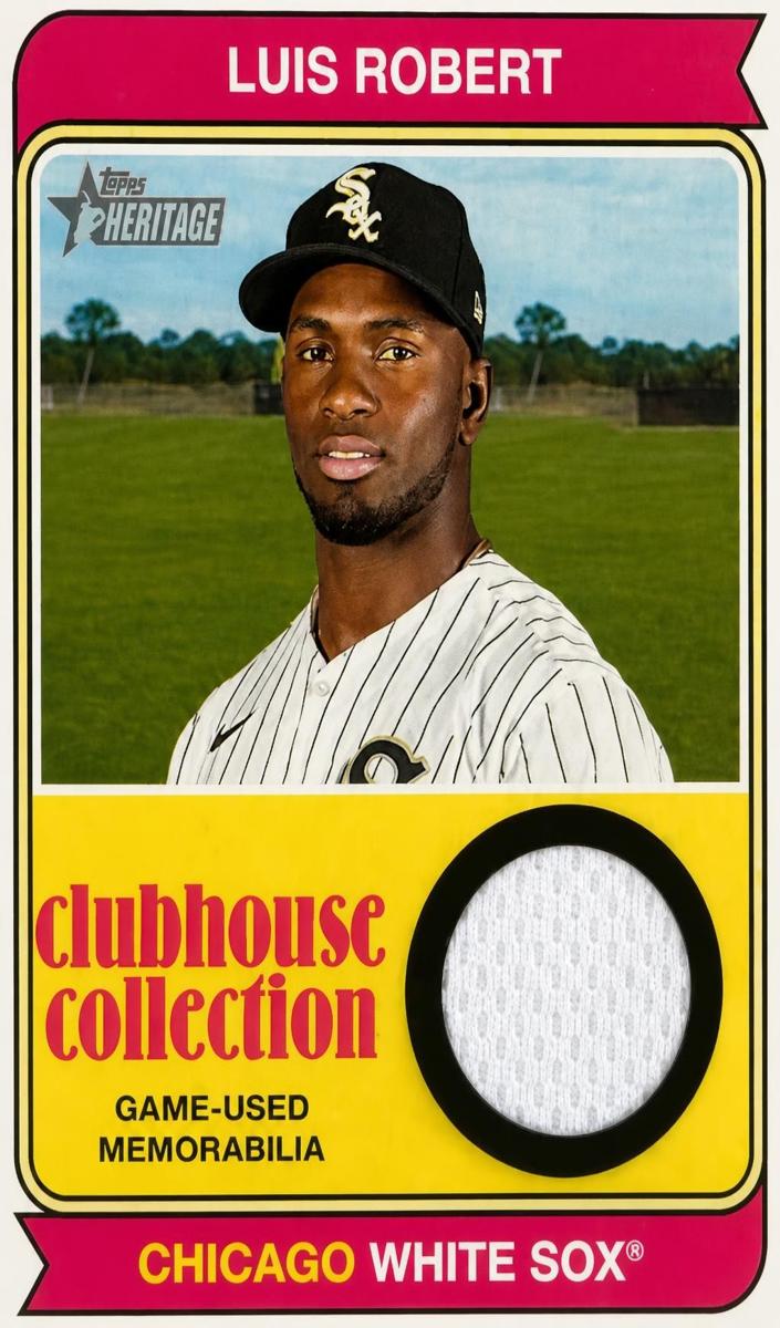 2023 Topps Heritage Luis Robert #CCR-LR card