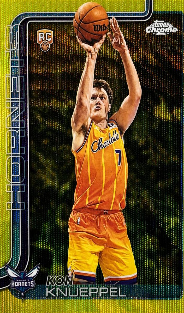 2025 Kon Knueppel [Yellow Wave Refractor] #154
