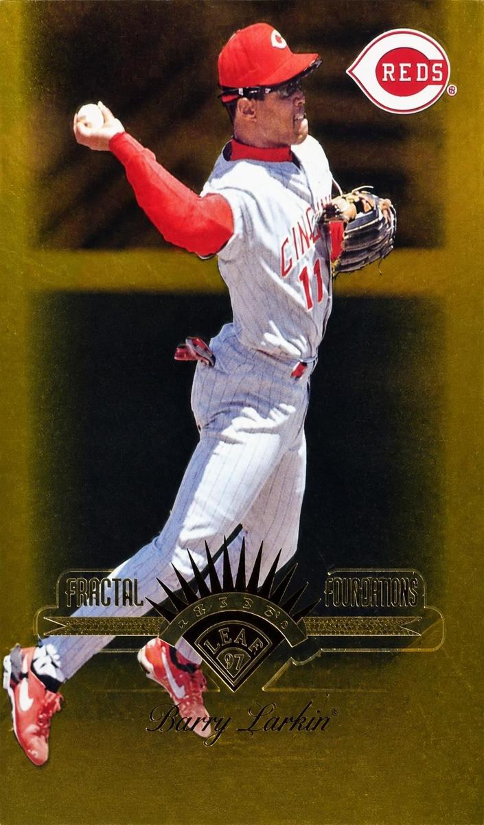 1997 Leaf Barry Larkin #55 card