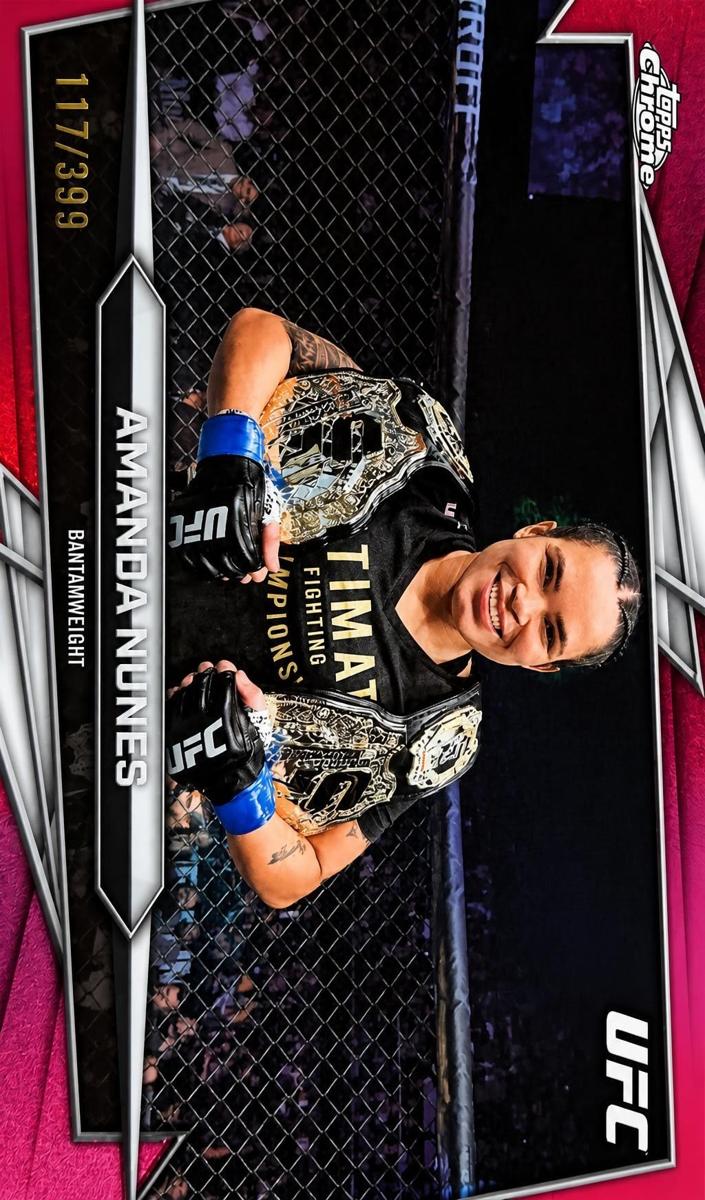 2026 Amanda Nunes [Magenta Refractor] #195