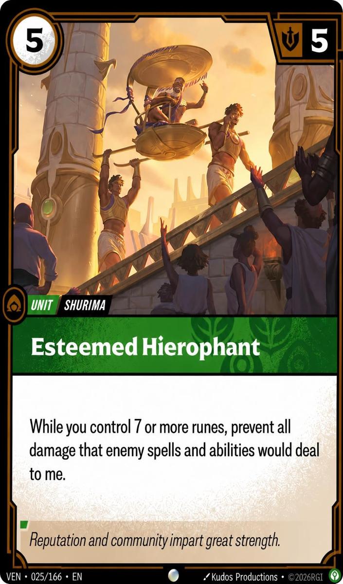 2026 Esteemed Hierophant #25