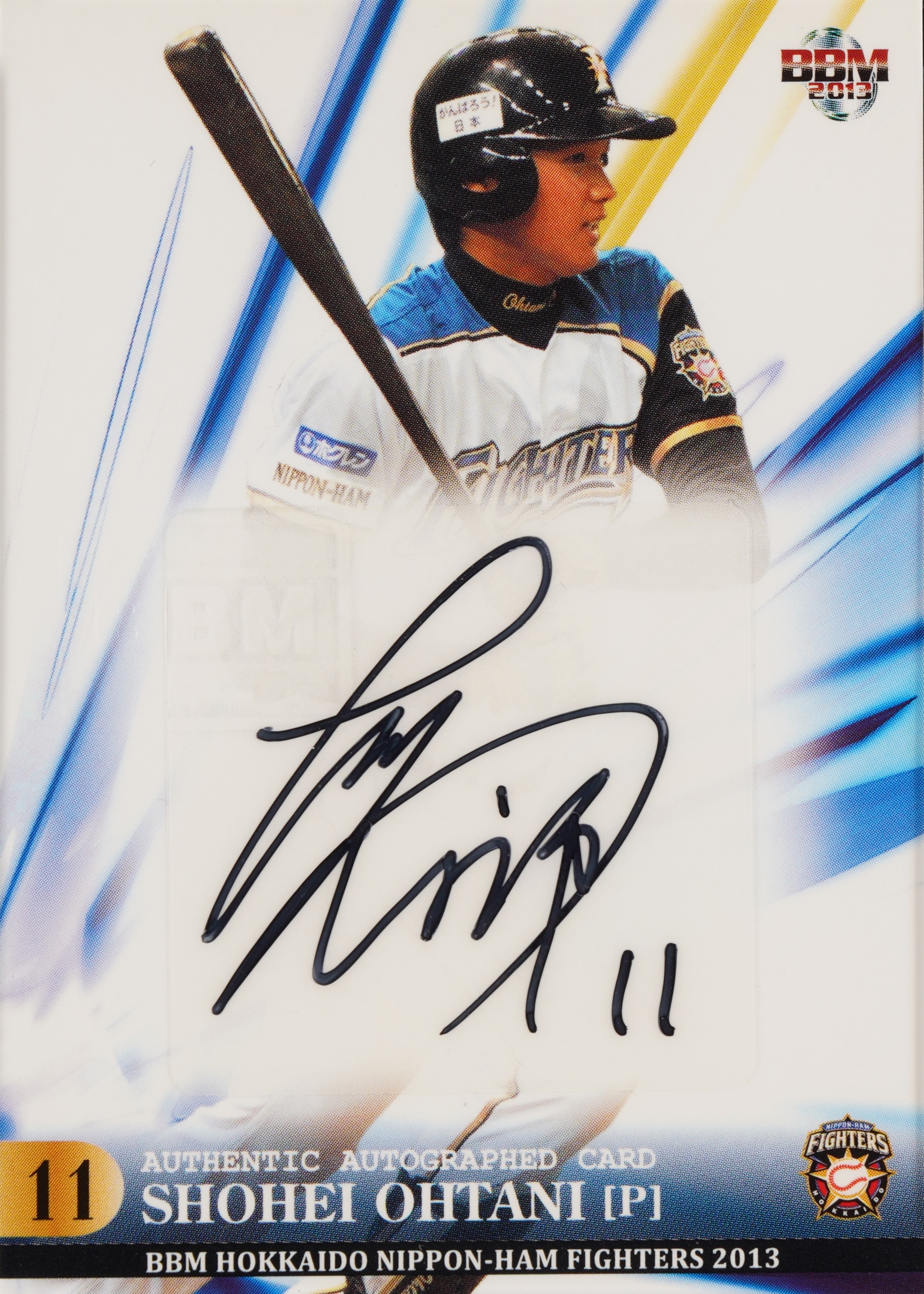 2013 BBM Japan Hokkaido Nippon Ham Fighters Shohei Ohtani [Batting] #NNO card