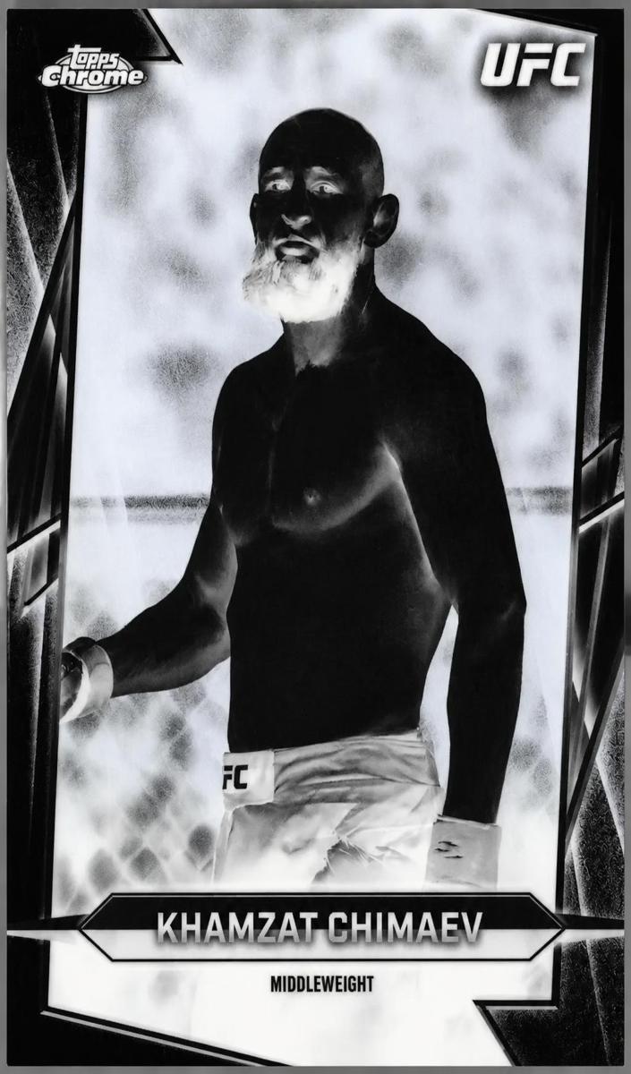 2026 Khamzat Chimaev [Negative Refractor] #125