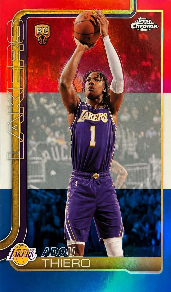 2025 Adou Thiero [Red White and Blue Refractor] #186